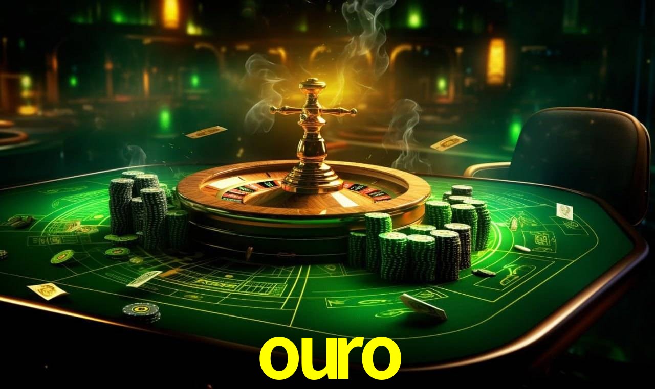 Mesa de Blackjack ouro